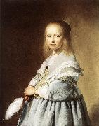 VERSPRONCK, Jan Cornelisz Girl in a Blue Dress wer oil painting picture wholesale